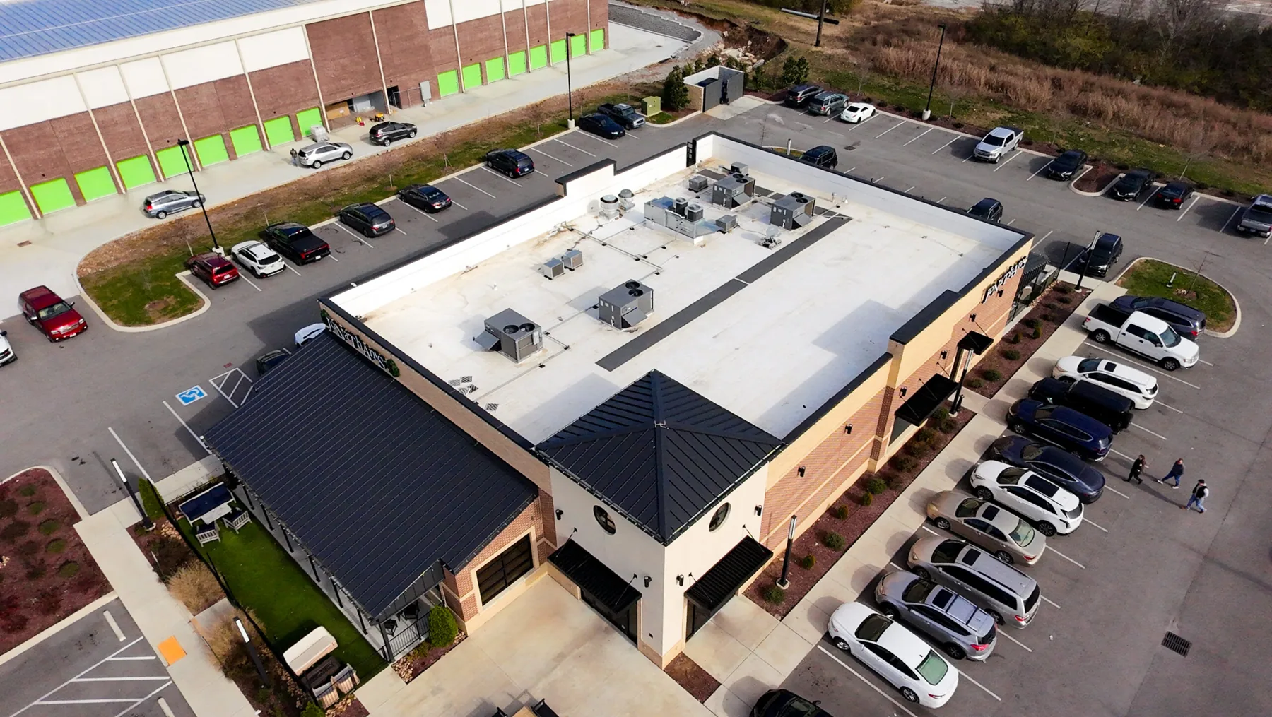 Commercial roof project by Austermiller